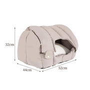 arched cat cave bed, view 3 - MRSLM
