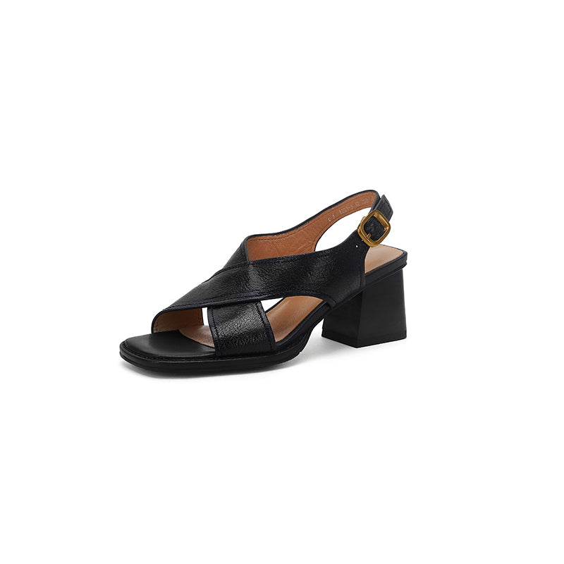 leather gladiator sandals, view 2 - MRSLM