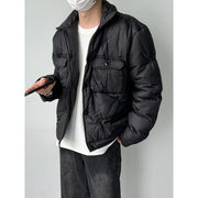 black cotton-padded jacket, view 5 - MRSLM