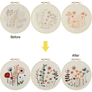 Beginner floral embroidery kit, view 14 - MRSLM