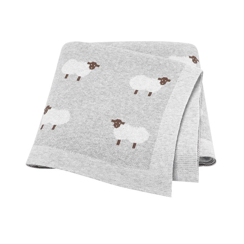 cotton baby blanket, view 4 - MRSLM