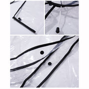 transparent fox raincoat, view 6 - MRSLM