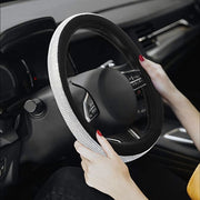 rhinestone steering wheel cover, view 6 - MRSLM
