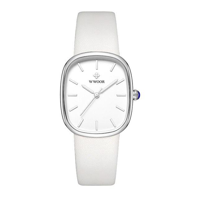 leather quartz bracelet watch for women, view 7 - MRSLM