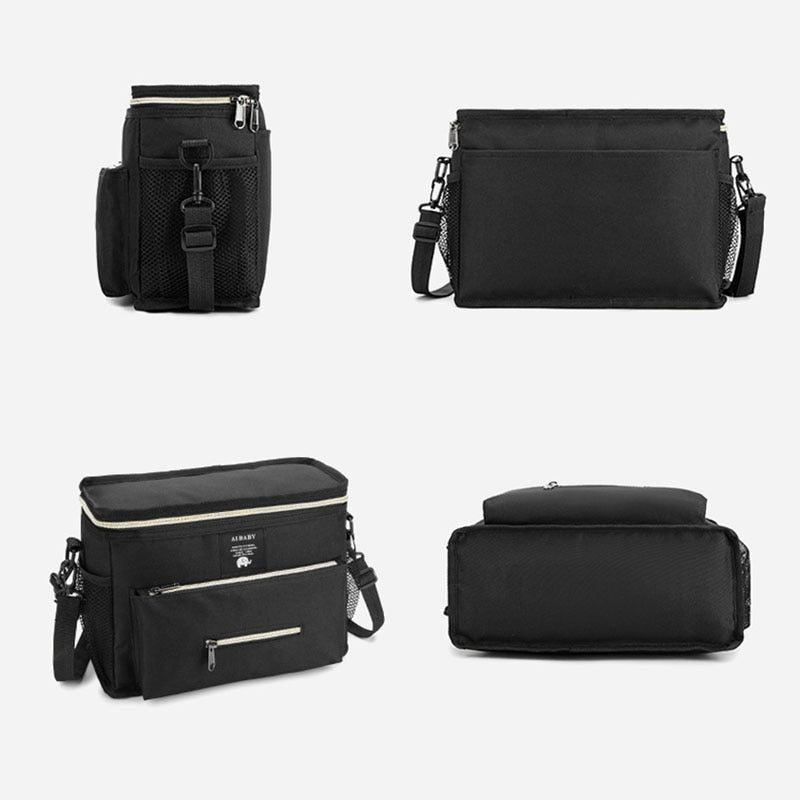waterproof large capacity diaper bag, view 5 - MRSLM