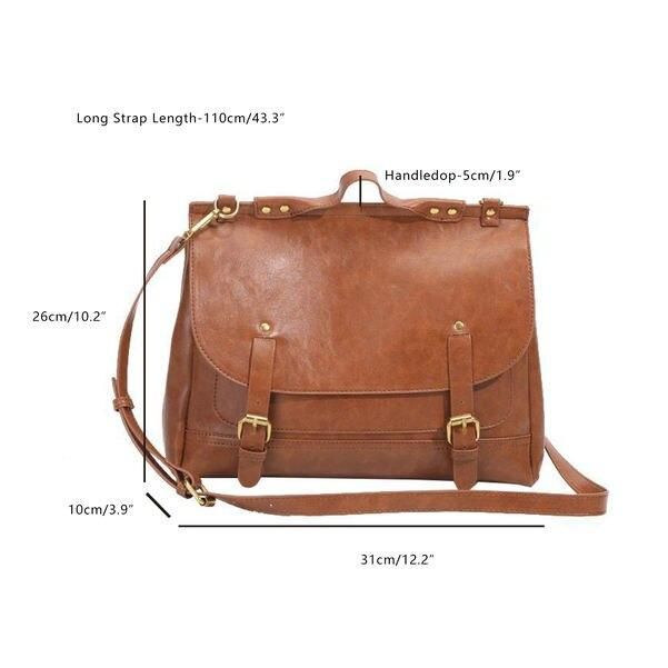 vintage vegan leather backpack, view 7 - MRSLM