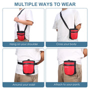waterproof dog treat pouch, view 4 - MRSLM