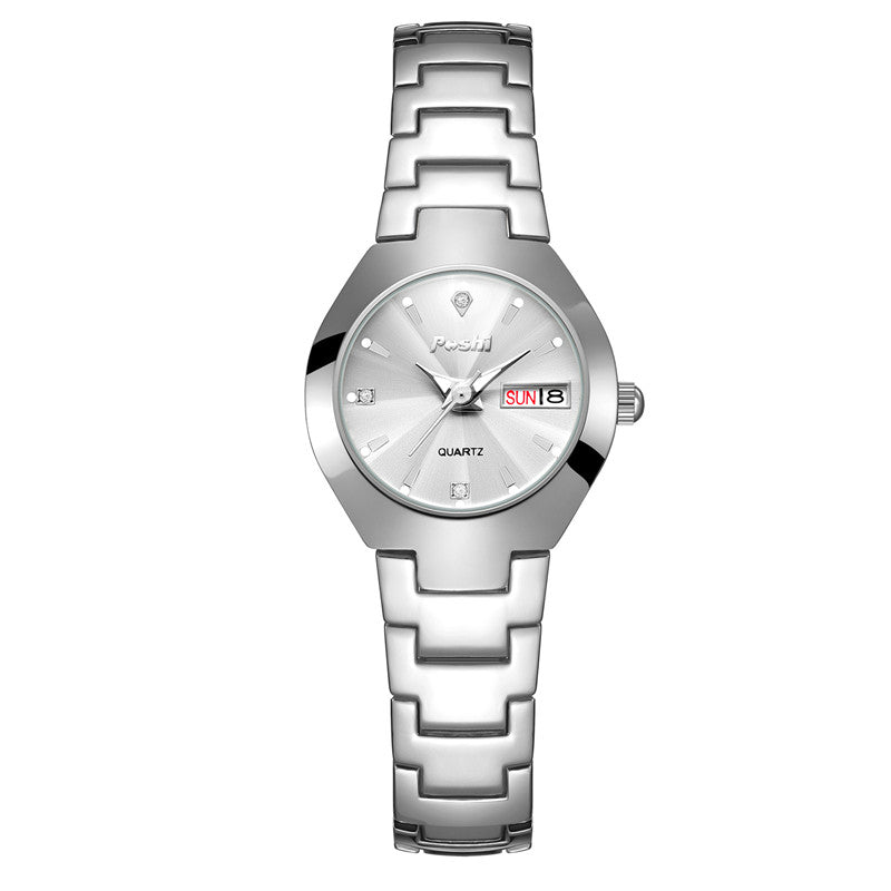 women's stainless steel quartz watch, view 4 - MRSLM