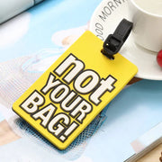 not your bag silicone luggage tags, view 8 - MRSLM