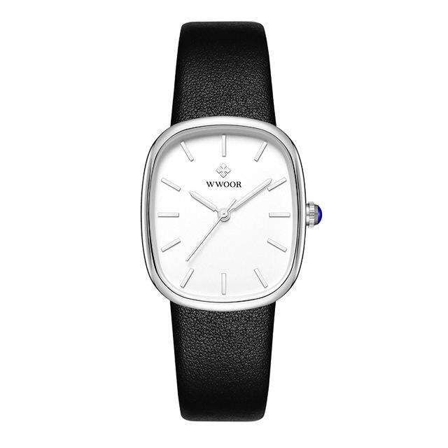 leather quartz bracelet watch for women, view 8 - MRSLM