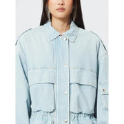 patchwork denim jacket, view 5 - MRSLM
