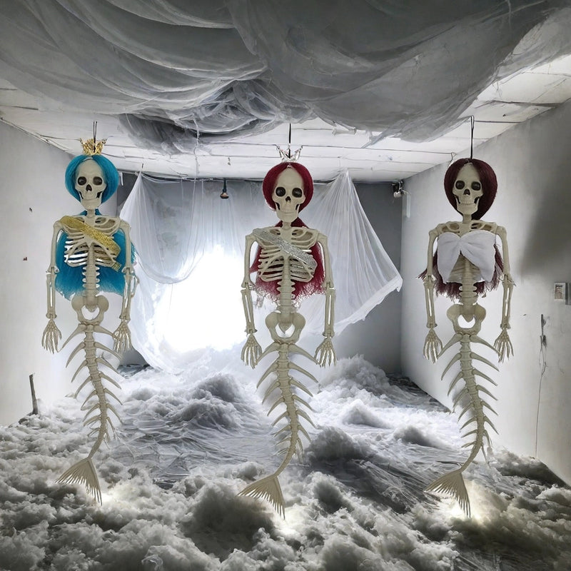 Halloween hanging mermaid bone pendant - MRSLM