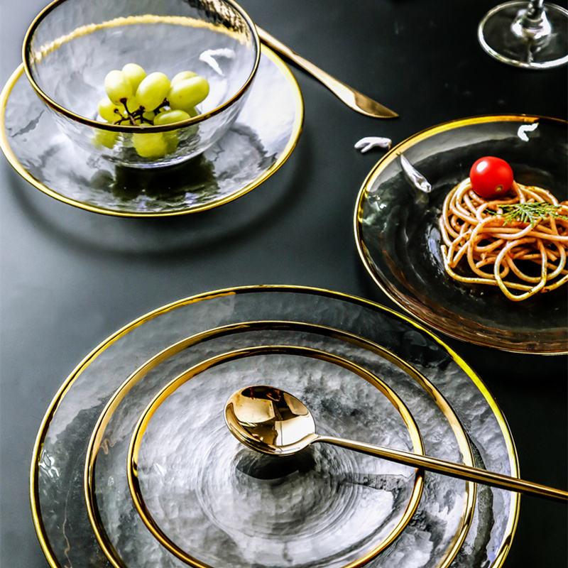 nordic glass dinner plates set - MRSLM