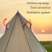 pyramid 4-person ultralight tent, view 3 - MRSLM