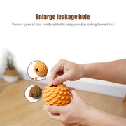 interactive pineapple dog chew toy, view 6 - MRSLM