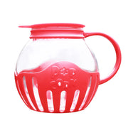 microwave glass popcorn popper with silicone lid, view 2 - MRSLM