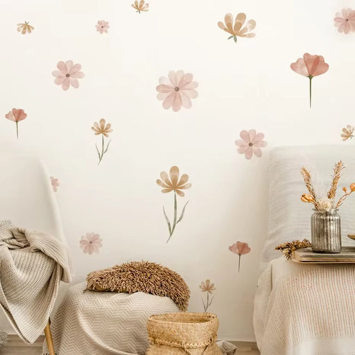 boho floral wall stickers - MRSLM