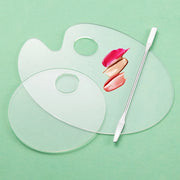 acrylic transparent makeup palette with spatula, view 7 - MRSLM