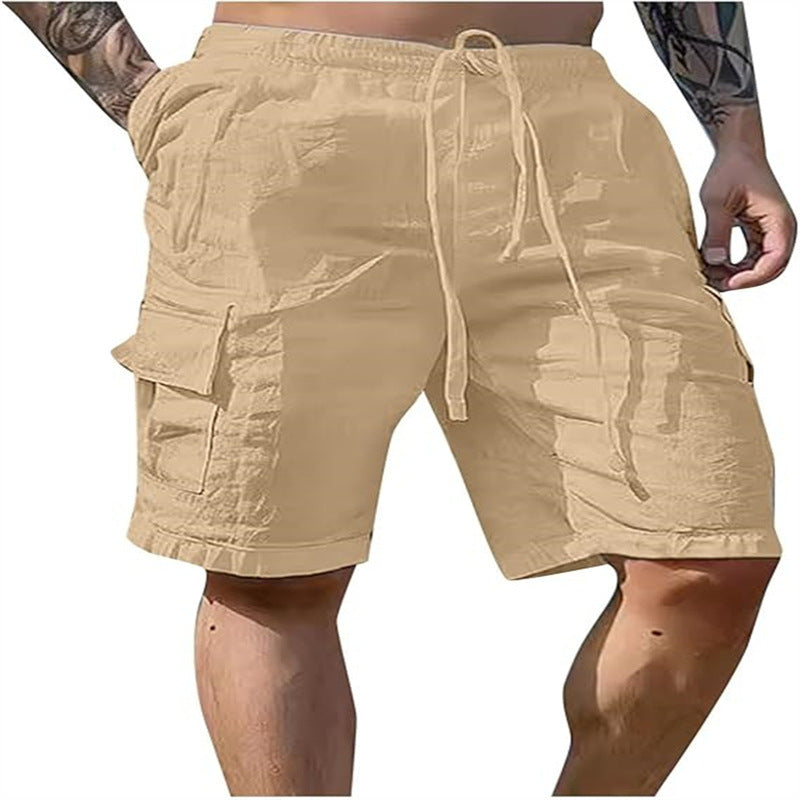 drawstring beach shorts, view 11 - MRSLM