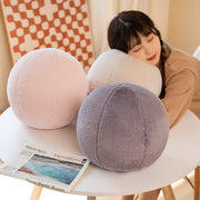 furry ball plush pillow, view 8 - MRSLM
