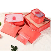 6-piece travel storage organizer bags - MRSLM