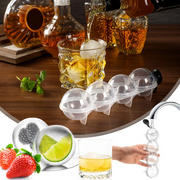 4-hole round ice ball mold, view 3 - MRSLM