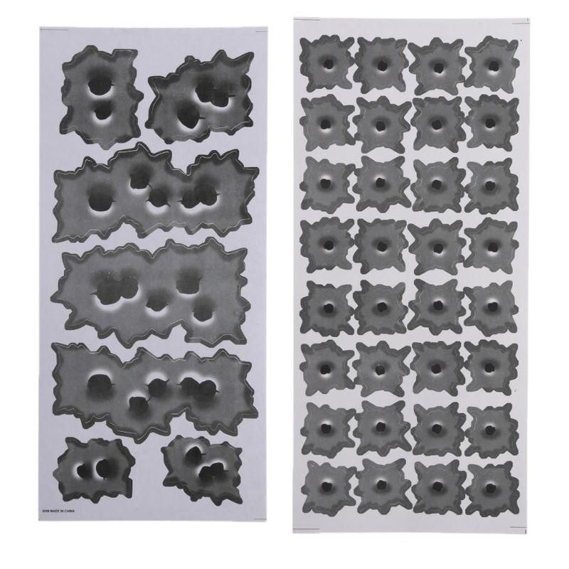 3D bullet hole and scratch car decals, view 4 - MRSLM