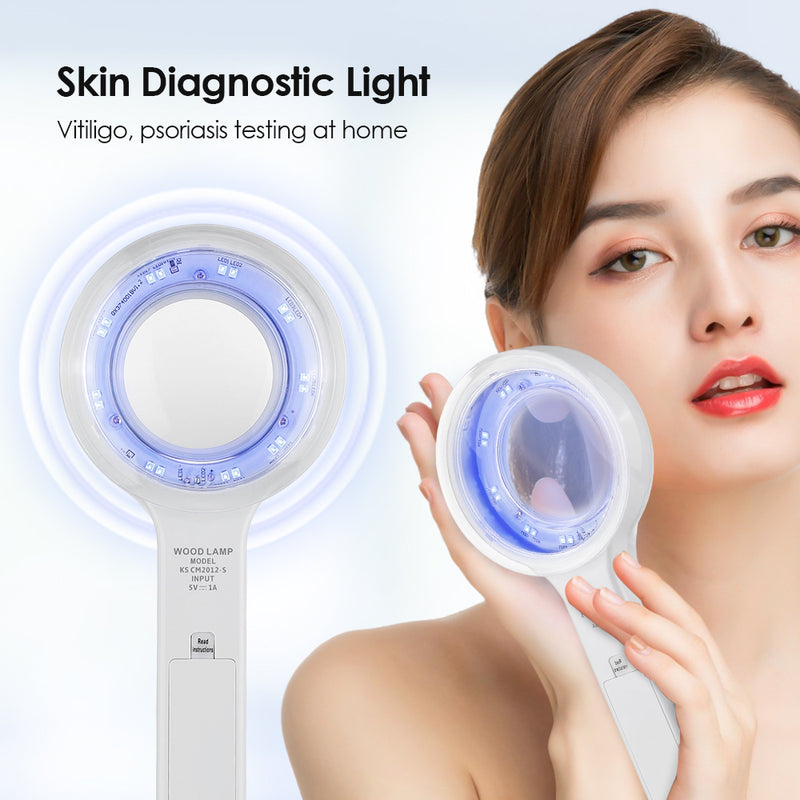 portable LED skin analysis lamp, view 3 - MRSLM