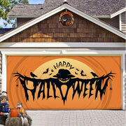 Halloween garage door backdrop hanging cloth, view 28 - MRSLM