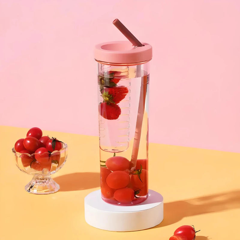large capacity portable straw cup, view 8 - MRSLM