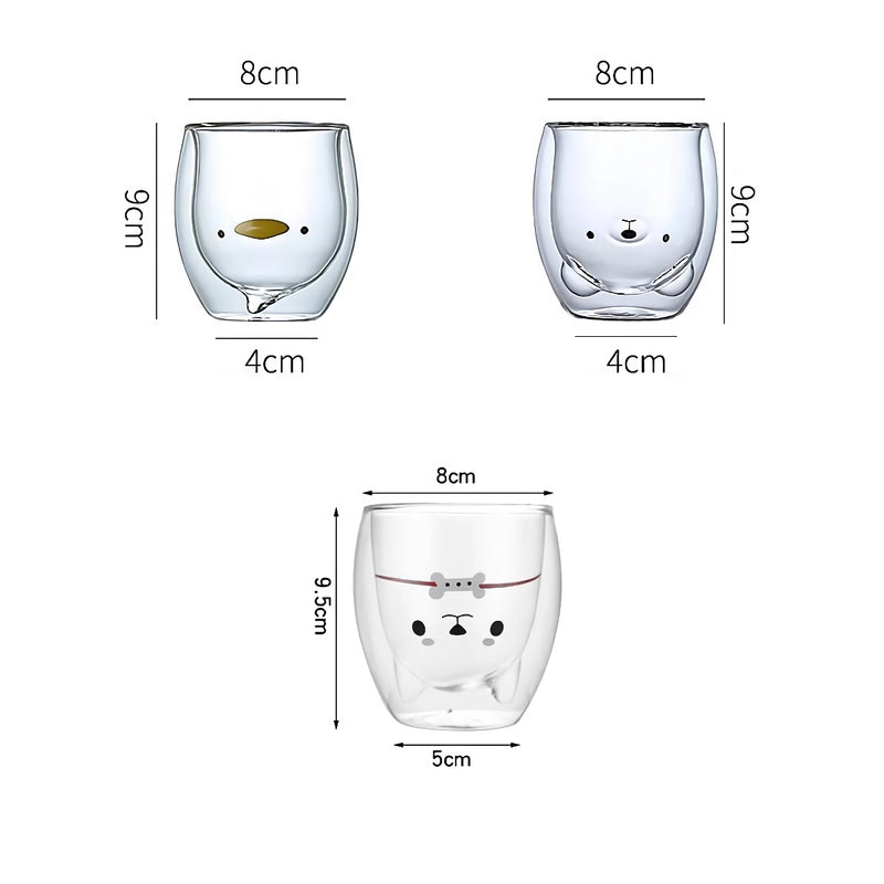 cute double glass cup, view 10 - MRSLM