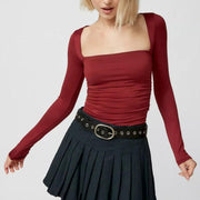 square neck crop top - MRSLM
