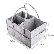 foldable baby diaper caddy organizer, view 4 - MRSLM