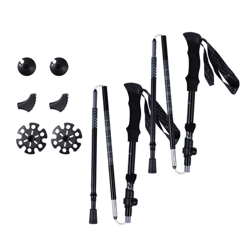 ultra-light telescopic trekking poles, view 2 - MRSLM