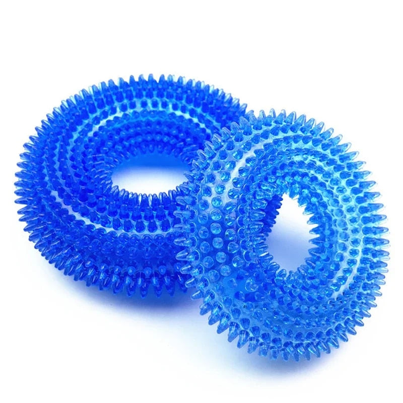 interactive squeak chew toy for all dog sizes, view 4 - MRSLM