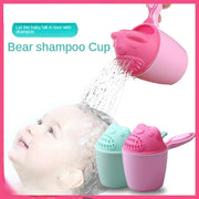 Baby cartoon bathing toy and shampoo cup combo, view 4 - MRSLM