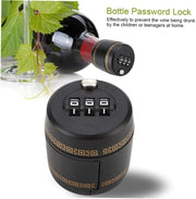 wine bottle cap combination lock, view 8 - MRSLM