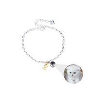 letter bubble bracelet, view 6 - MRSLM