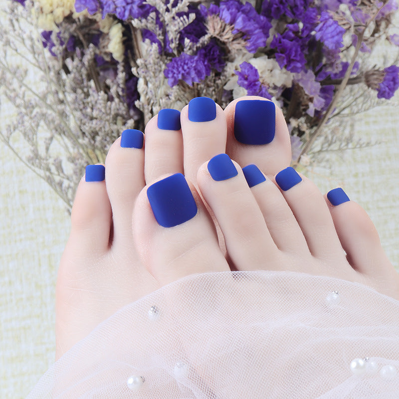 matte press-on toenails with glue, view 7 - MRSLM