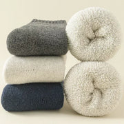 3 pairs unisex wool blend socks, view 3 - MRSLM