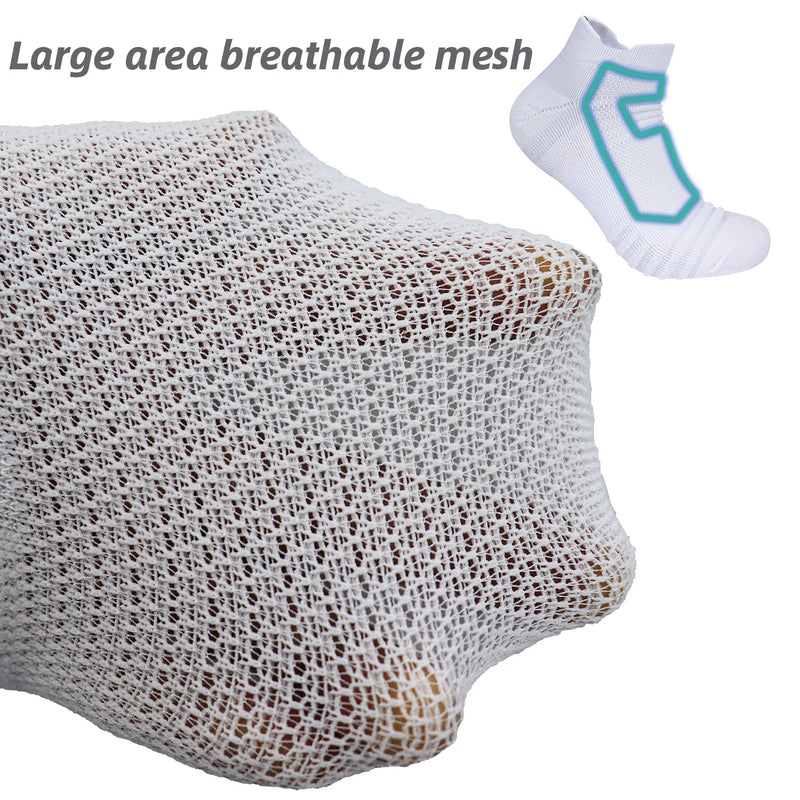 cushioned mesh sports socks, view 8 - MRSLM