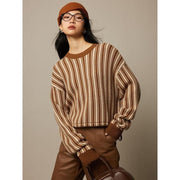 striped wool-blend pullover, view 7 - MRSLM