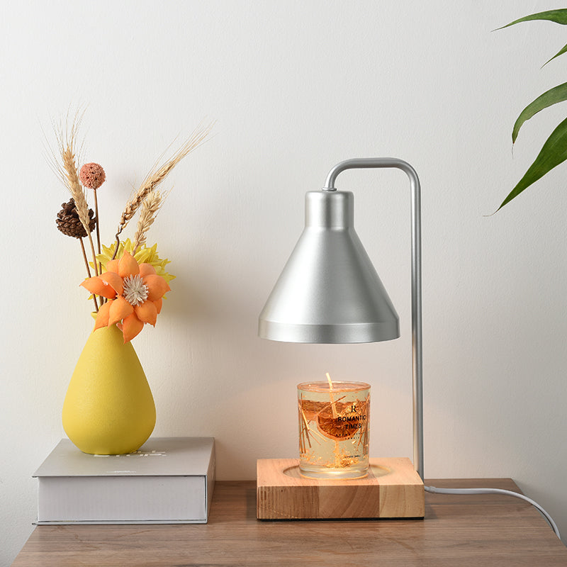 nordic candle warmer table lamp, view 3 - MRSLM