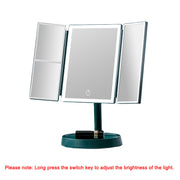 foldable LED makeup mirror, view 2 - MRSLM
