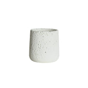 nordic perforated cement bonsai flower pot, view 2 - MRSLM