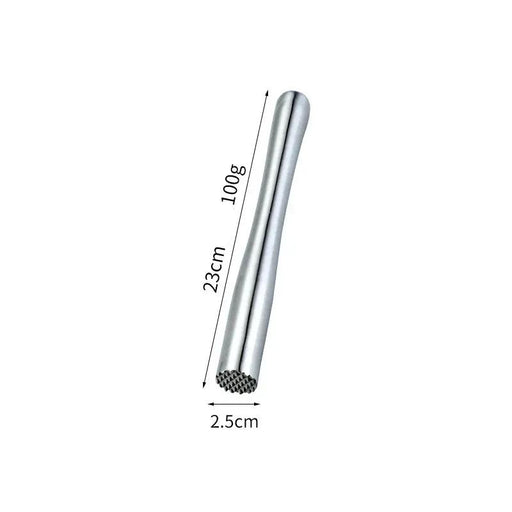 stainless steel cocktail muddler stick, view 4 - MRSLM