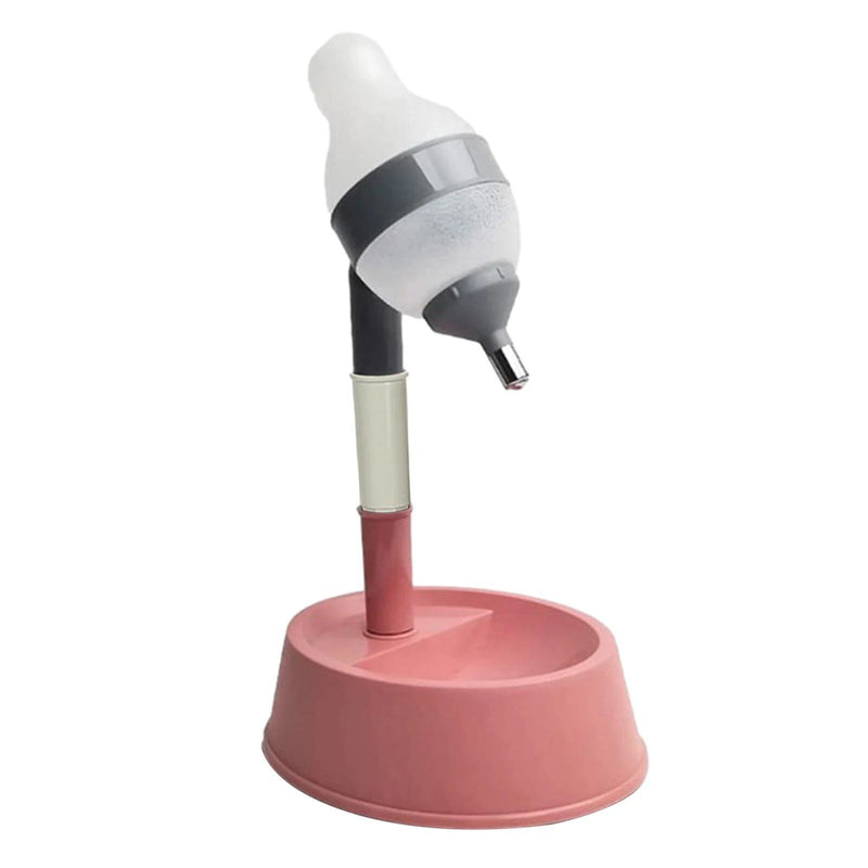 adjustable no-drip pet water dispenser stand, view 5 - MRSLM