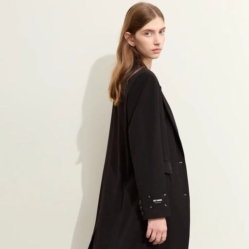 minimalist long coat, view 2 - MRSLM