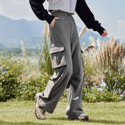 women's wide leg summer pants, view 4 - MRSLM