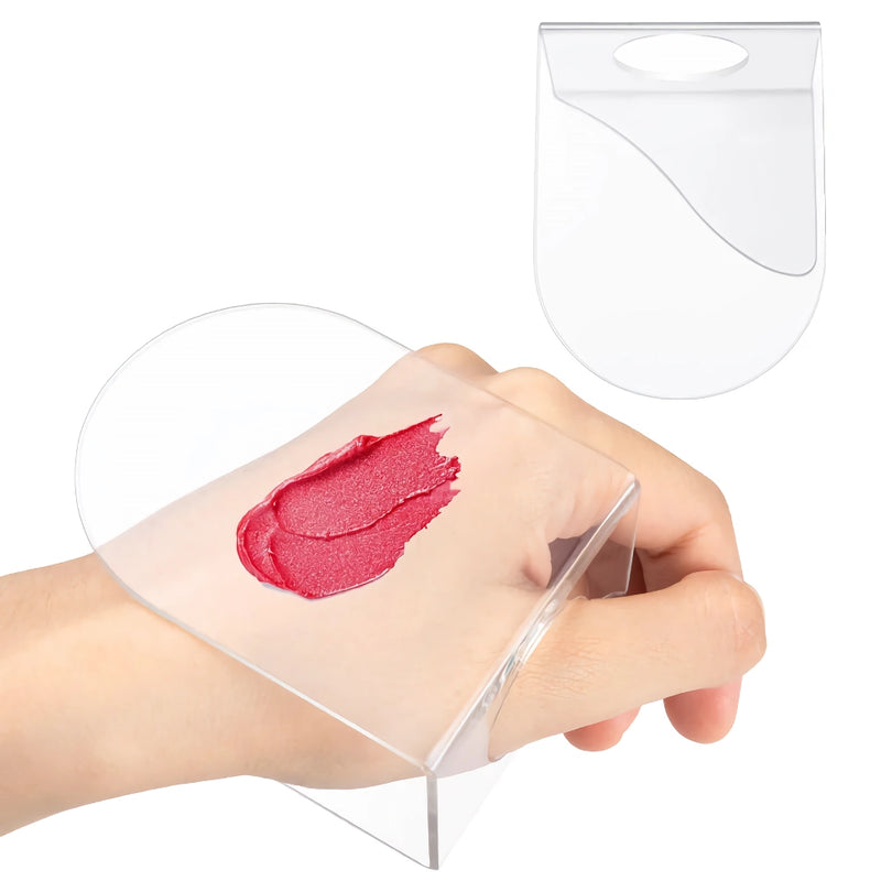 acrylic transparent makeup palette with spatula, view 10 - MRSLM